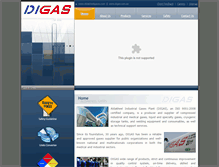 Tablet Screenshot of digas.com.sa